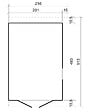 TIMBELA - TIMBELA M341 Abri de Jardin en Bois Naturel (sans paroi latérale) - H244xl216xL513 cm/10 m2 - vignette