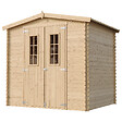 TIMBELA - Abri de jardin en bois - Stockage extérieur I236xL226xH218 cm/ 4.33 m2 - M369C - vignette