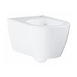 GROHE - Grohe Pack WC suspendu sans bride Essence + abattant + plaque chromée + bâti Grohe - vignette