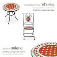 TECTAKE - Ensemble table et chaises de jardin marron - vignette