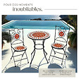 TECTAKE - Ensemble table et chaises de jardin marron - vignette