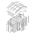TIMBELA - Abri de jardin en bois et range bûches extérieur - Stockage extérieur I206xL328xH218 cm/ 3,53 + 0,97+0,97 m2 - M389C - vignette