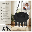 TECTAKE - Fauteuil suspendu GRAZIA noir - vignette