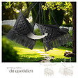 TECTAKE - Fauteuil suspendu GRAZIA noir - vignette