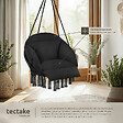 TECTAKE - Fauteuil suspendu Samira noir - vignette