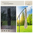TECTAKE - Parasol APOLLON avec manivelle 2,5 x 2,5 m  beige - vignette