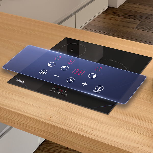 CIARRA - Plaque de cuission induction 3 foyer 59CM 5600W CABBIH3-F - large