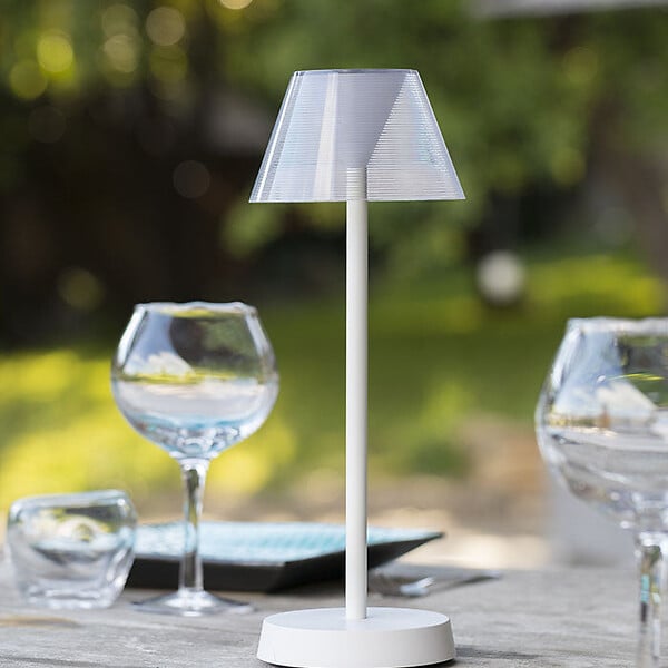 LUMISKY - Lampe de table sans fil BEVERLY blanc H34cm - large
