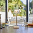 LUMISKY - Lampe de table sans fil BEVERLY blanc H34cm - vignette