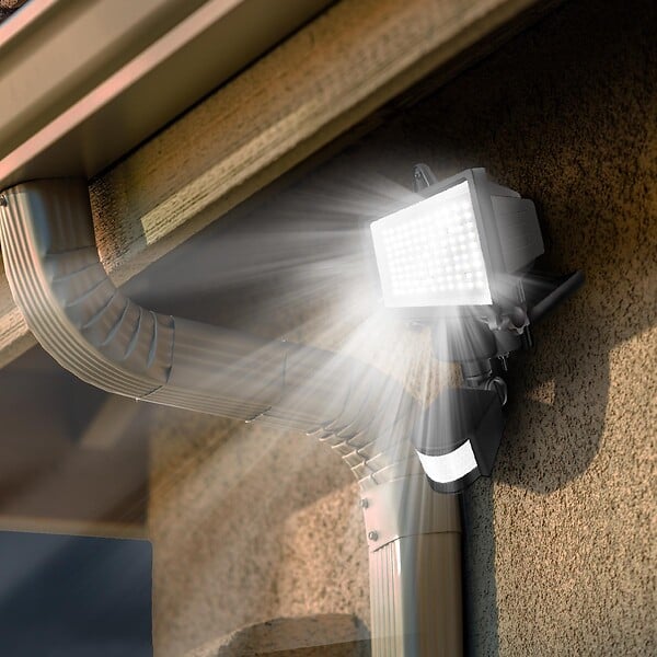 LUMISKY - Projecteur solaire sensor COOPER Noir 1000LM - large