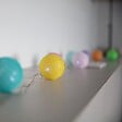 LUMISKY - Guirlande solaire MIMY COLORS 10 boules coton 3.8M - vignette