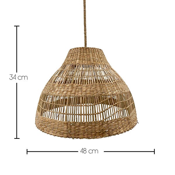 LUMISKY - Suspension solaire bohème MERIDA SOLAR H34cm - large