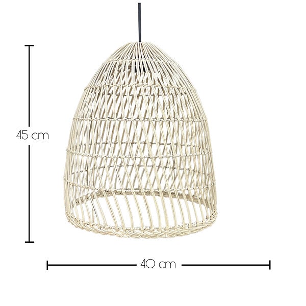 LUMISKY - Suspension extérieure PAULO CABLE (Abat jour + CABLE E27 5 m) - Ø 40 x H 45 cm - LUMISKY - large
