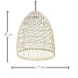 LUMISKY - Suspension extérieure PAULO CABLE (Abat jour + CABLE E27 5 m) - Ø 40 x H 45 cm - LUMISKY - vignette