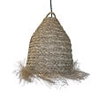 LUMISKY - Suspension Extérieure Jonc de Mer Beige H47cm Câble 5m - vignette