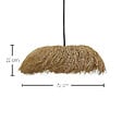 LUMISKY - Suspension HAVANA Extérieure Herbe Marine et Jute D75cm - vignette