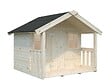 PALMAKO - Cabane de jeux en bois Felix - Marron - L.180xH.168xP.184cm - vignette