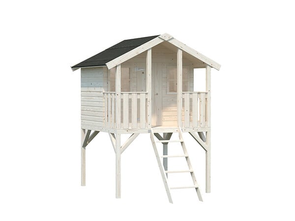 PALMAKO - Maison de jeux enfants sur pilotis Toby en bois naturel - Palmako - 2,1 m² - large