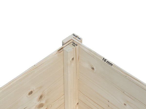 PALMAKO - Maison de jeux enfants sur pilotis Toby en bois naturel - Palmako - 2,1 m² - large