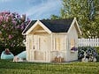 PALMAKO - Cabane jeux épicéa Jennie - Marron - L.233xH.220xP.227.5cm - vignette
