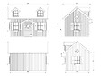 PALMAKO - Cabane de jeux enfants en bois Marie - L.320xP.222xH.234cm - vignette