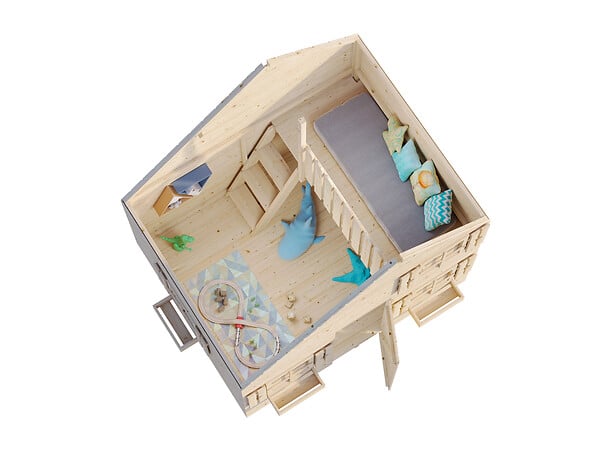 PALMAKO - Cabane de jeux enfant en bois Tom - L.258xl.224xH.224cm - large