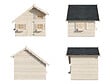 PALMAKO - Cabane de jeux enfant en bois Tom - L.258xl.224xH.224cm - vignette