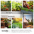 TECTAKE - Carré potager sur pied gris anthracite 98 5x26x82 5cm jardinière surélevée pieds élancés acier laqué poudré trou drainage hauteur travail - vignette