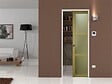 GD MENUISERIES - Porte Coulissante bois Ayous Vitrée H204 x L73 cm, Galandage - vignette