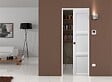 GD MENUISERIES - Porte Coulissante Korya Blanc 3 panneaux H204 x L73 cm, Galandage - vignette