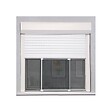 VOLET-MOUSTIQUAIRE - Kit moustiquaire extensible H 70 cm x L 100 cm alu blanc sans perçage - vignette