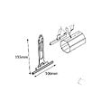 GAVIOTA SIMBAC - Lot de 3 - Attaches souples 150/165 pour volet roulant - vignette