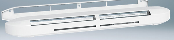 ANJOS - Entrée d'air hygroréglable acoustique 37DNE 5-45m³ Isola Hy ANJOS Blanc - 420x45x40 mm - 0690 - large
