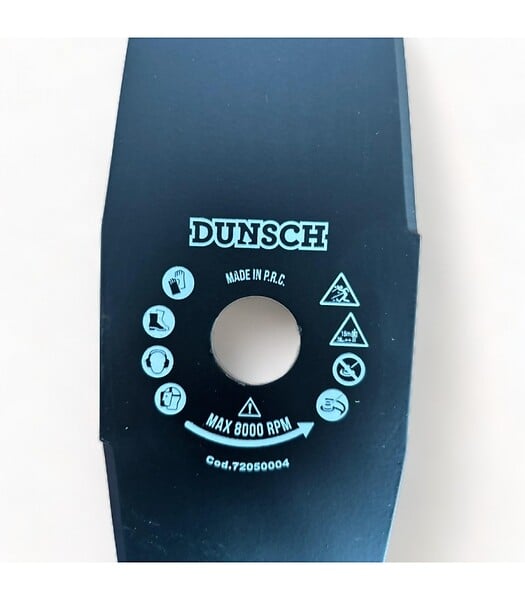 DUNSCH - Couteau à herbe deux dent plat diamètre 25,4mm épaisseur 2,5mm 72050004 - large