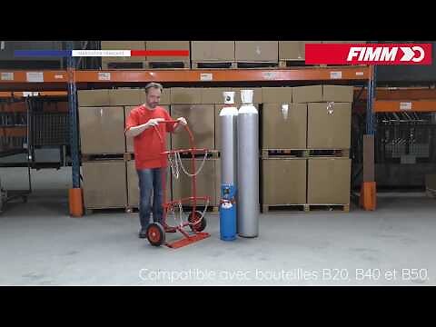 FIMM - Diable à 1 ou 2 bouteilles 200 kg - FIM - 810000151 - large