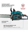 KONNER SOHNEN - Tronçonneuse à essence 45 cm³, chaîne et guide 33 cm - Könner  Söhnen KS CS21G-13 - vignette