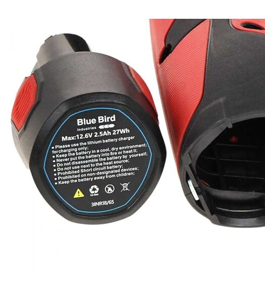 BLUE BIRD - Scie électrique 100mm avec 2 batteries 12,6 V 2,5 Ah - BLUEBIRD CS22-04 - large