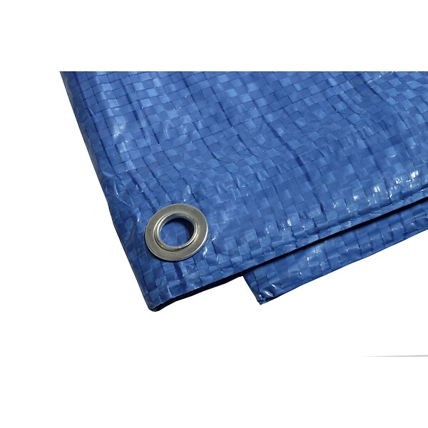 TECPLAST - Bâche de jardin 5 x 8 m  Bleue polyéthylène 80g/m² - large