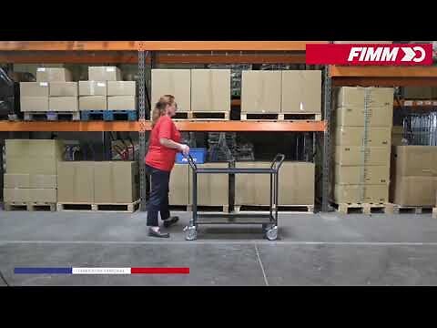 FIMM - Servante à 3 plateaux tôle 935 x 435 mm 200 kg - FIMM - 880005285 - large
