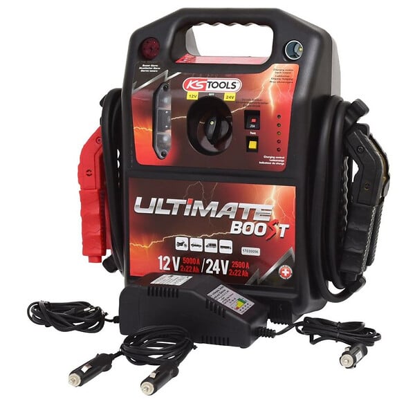 KS TOOLS - Booster à batterie 12V/24V - 5000A/2500A  - KS TOOLS - 550.1820 - large