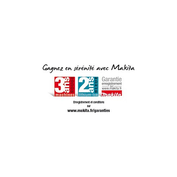 MAKITA - Rabot à battue électrique MAKITA KP0810J 850 W avec guide parallèle - large