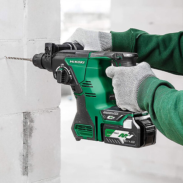 HIKOKI - Perforateur burineur sans fil SDS-max 36V HIKOKI DH36DMAW2Z 8,5J en coffret (vendu sans batterie) - large