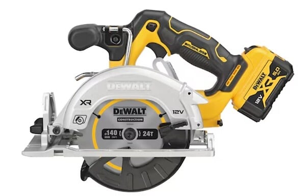 DEWALT - Scie circulaire DEWALT  DCS512P2-QW  XR 12V Brushless 140 mm - large