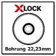 BOSCH - Disque à tronçonner BOSCH Professonal X-LOCK Expert for Inox and Metal Ø 125x1x22,23 mm - vignette