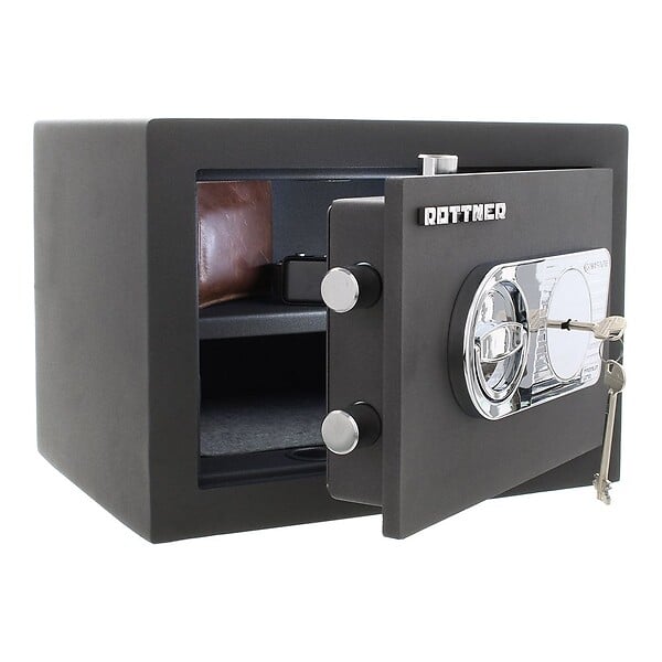 ROTTNER - Coffre Fort Toscana 26 Db Silvergrey Serrure À Clé - large