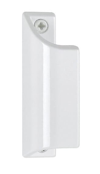 HOPPE - Poignée profilée 430 alu laqué blanc 9010 HOPPE - L.90 mm - pour porte-fenêtres - 517084 - large