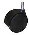 AVL - Roulette pivotante double à tige filetée M10 - AVL - Roue nylon noir Ø 50 - Charge 40 kg - 595525A - vignette
