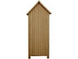 HABITAT ET JARDIN - Armoire de jardin "Cabanon" - 77 x 54.5 x 179 cm - Marron - vignette