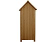 HABITAT ET JARDIN - Armoire de jardin "Cabanon" - 77 x 54.5 x 179 cm - Marron - vignette