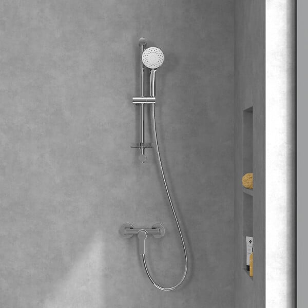 VILLEROY & BOCH - Villeroy & Boch Architectura Mitigeur Monocommande de douche  , Chrome (TVS10300100061) - large